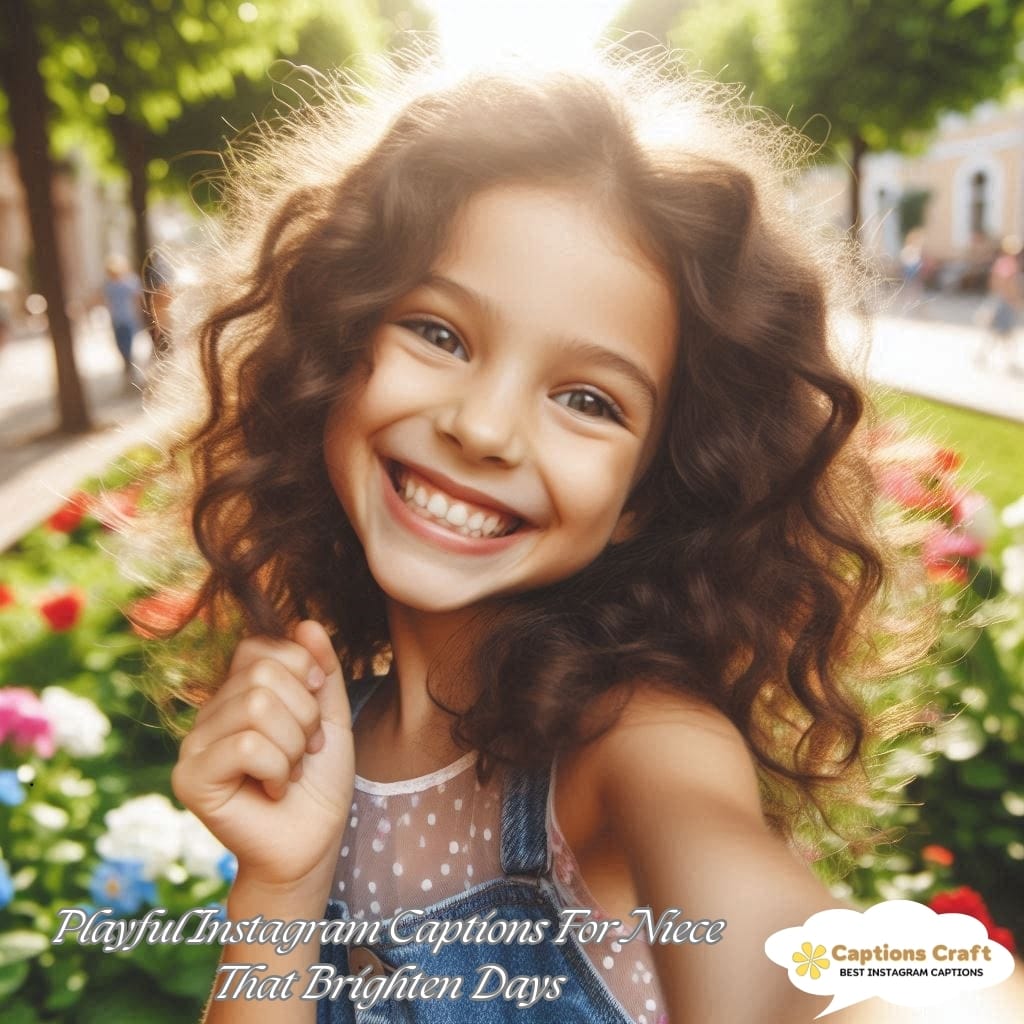 Playful Instagram Captions For Niece That Brighten Days