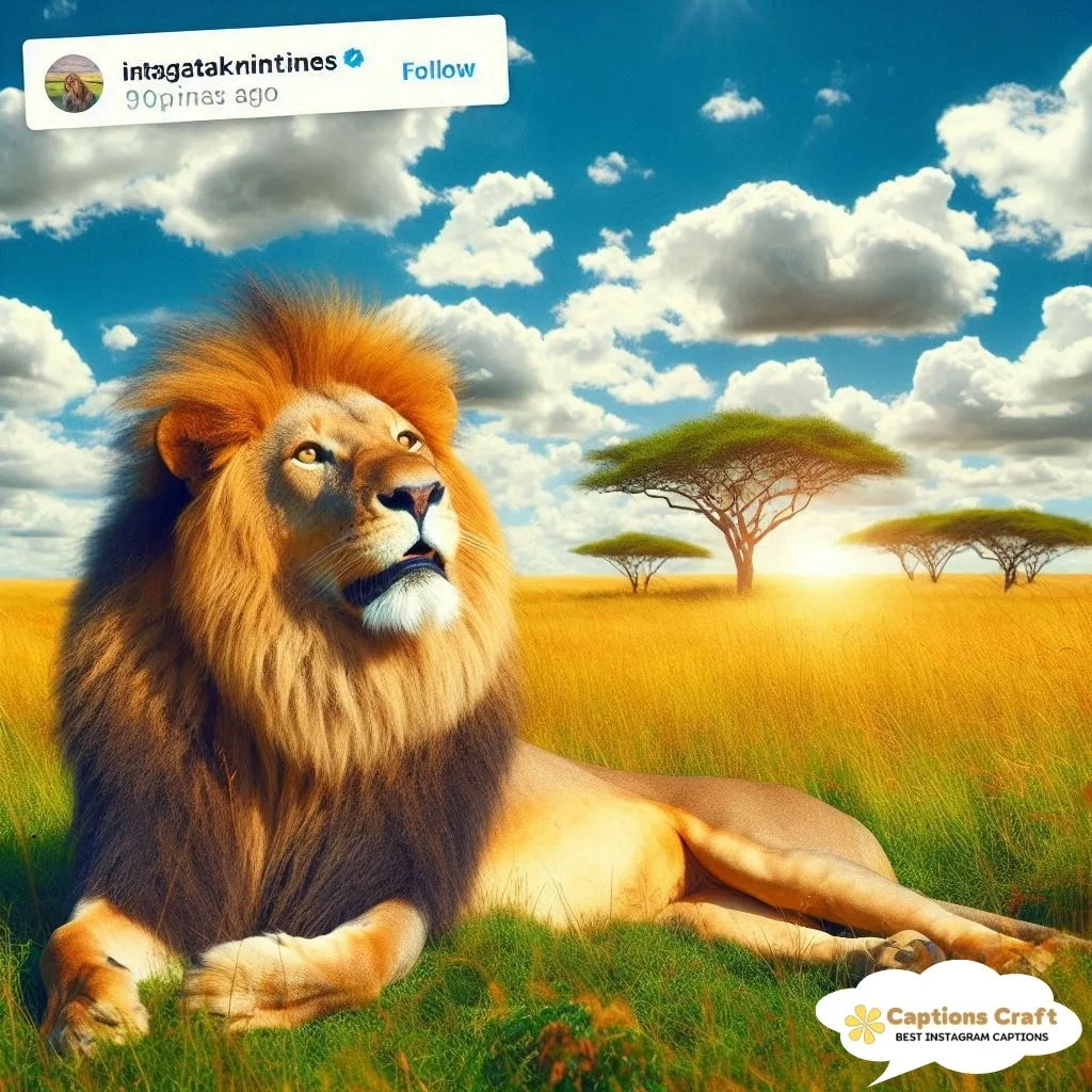 125+ Fierce Lion Captions For Instagram And Quotes That Roar With Personality