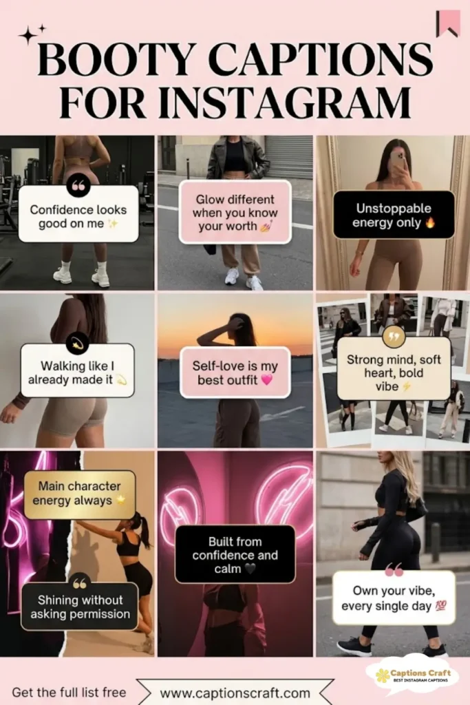 123+ Bold Booty Captions For Instagram and Quotes For Sassy Self-Love Vibes