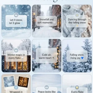 137+ Magical Snowfall Captions For Instagram and Quotes to Spark Joy