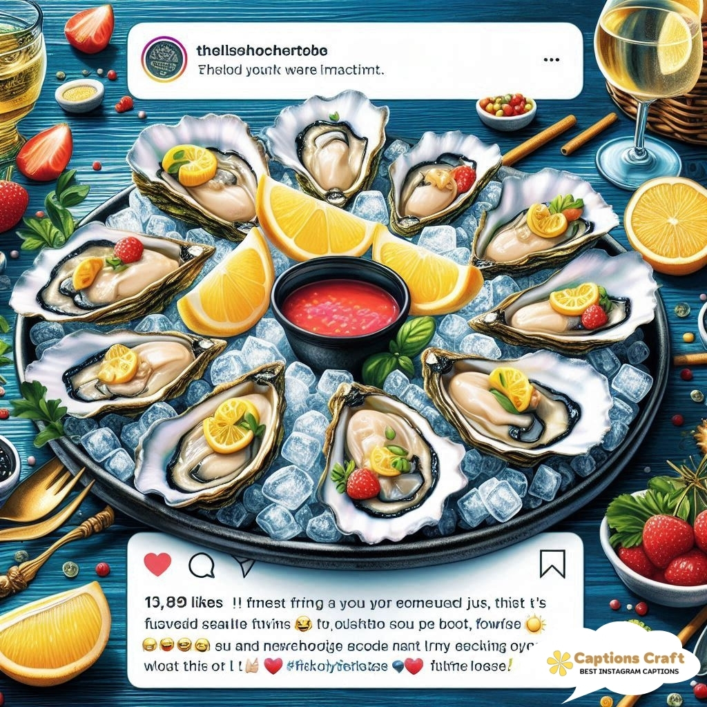 139+ Irresistible Oysters Captions For Instagram and Quotes to Savor Every Moment