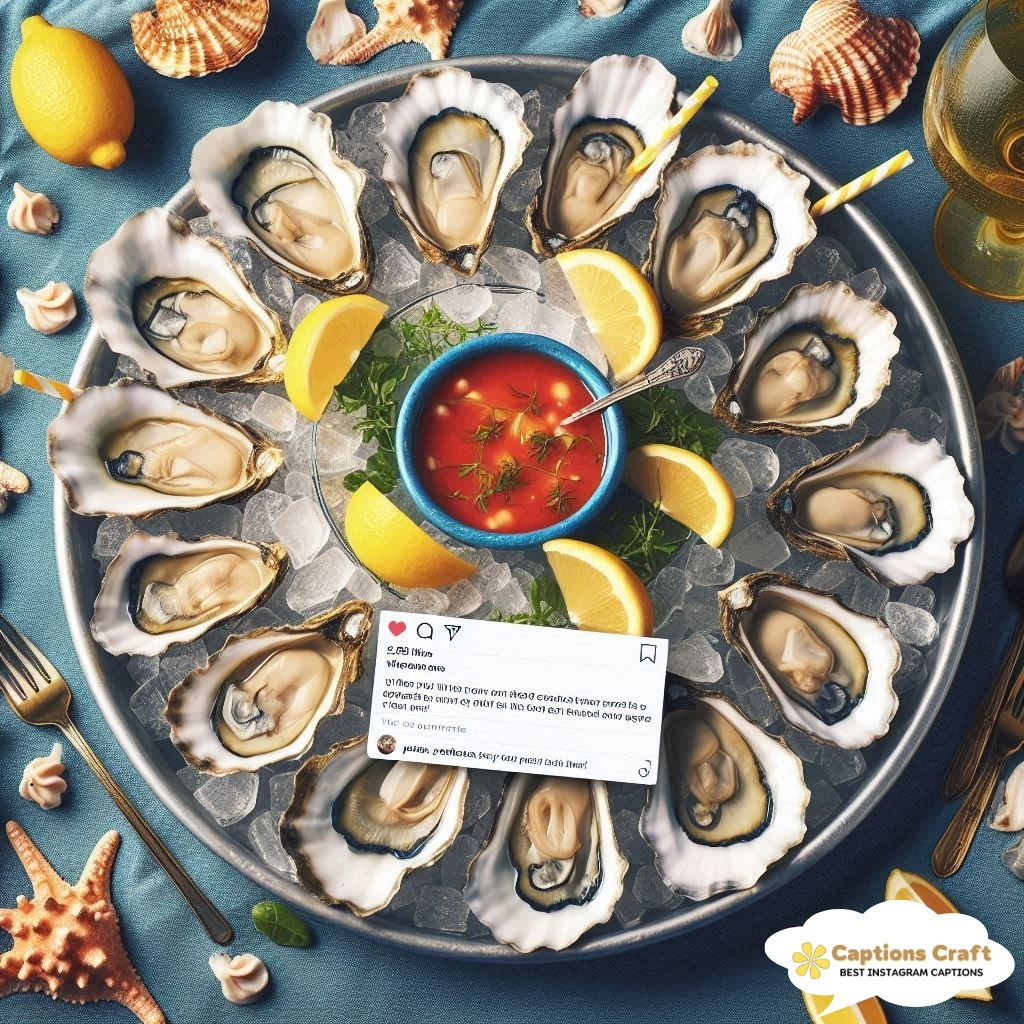 139+ Irresistible Oysters Captions For Instagram and Quotes to Savor Every Moment