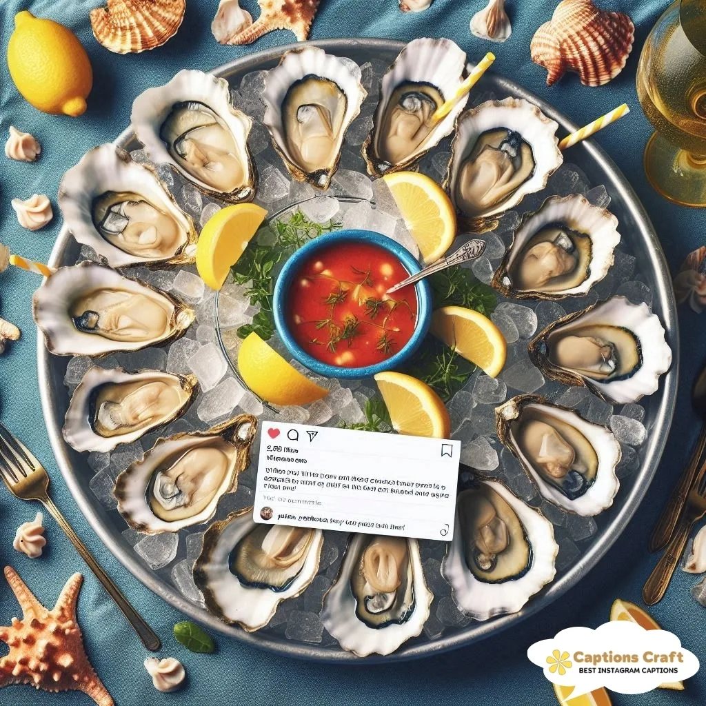 139+ Irresistible Oysters Captions For Instagram and Quotes to Savor Every Moment
