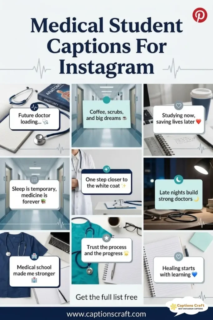 123+ Inspiring Medical Student Captions For Instagram and Quotes to Shine Bright