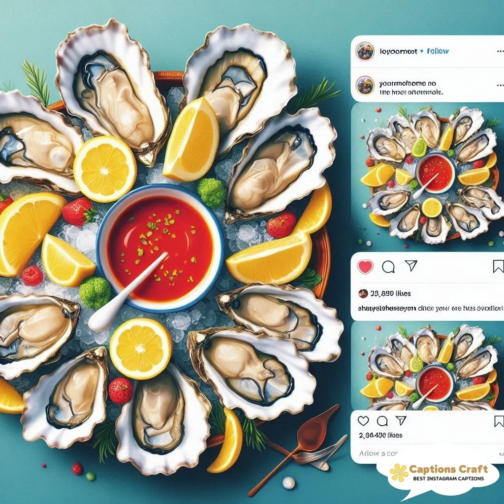 139+ Irresistible Oysters Captions For Instagram and Quotes to Savor Every Moment