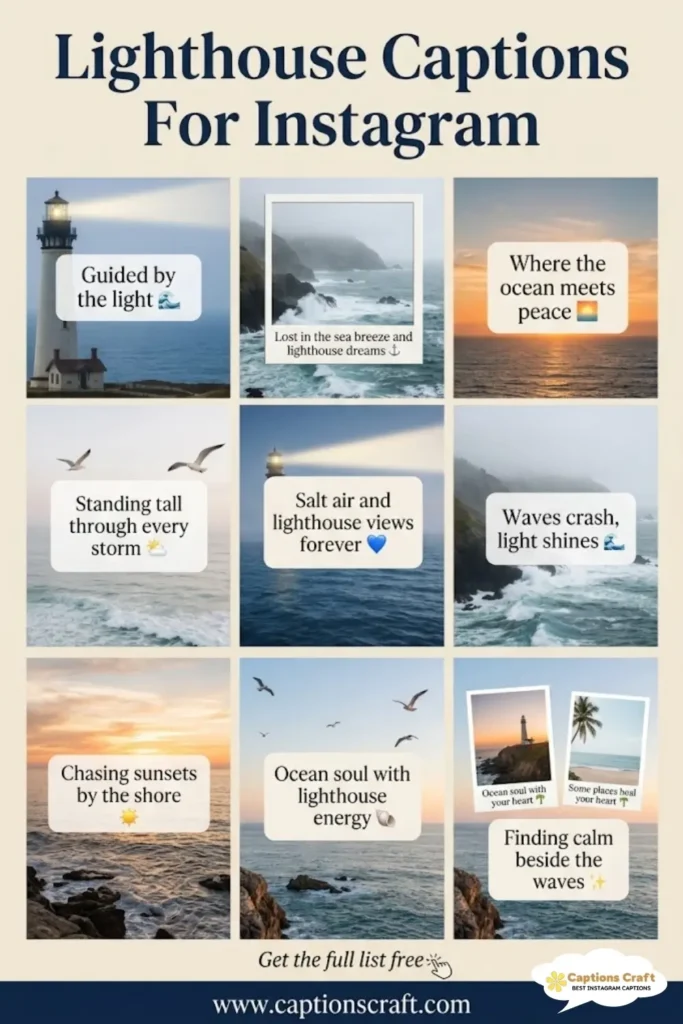 129+ Inspiring Lighthouse Captions For Instagram And Quotes That Shine Brightly
