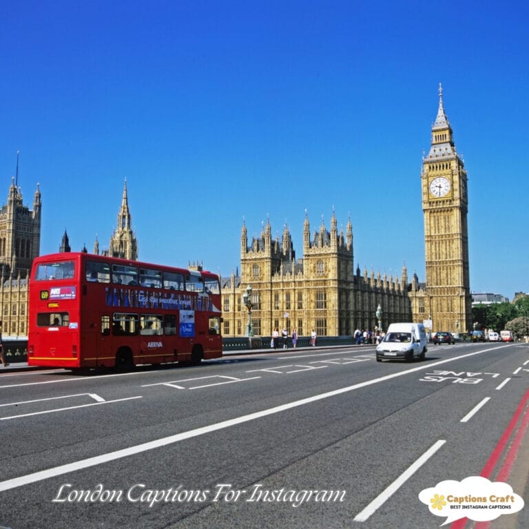 London Captions For Instagram