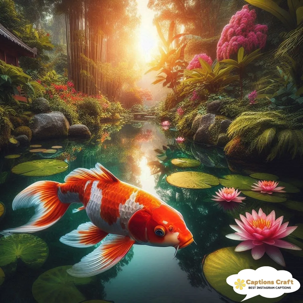 143+ Radiant Koi Fish Captions For Instagram And Quotes That Make a Splash