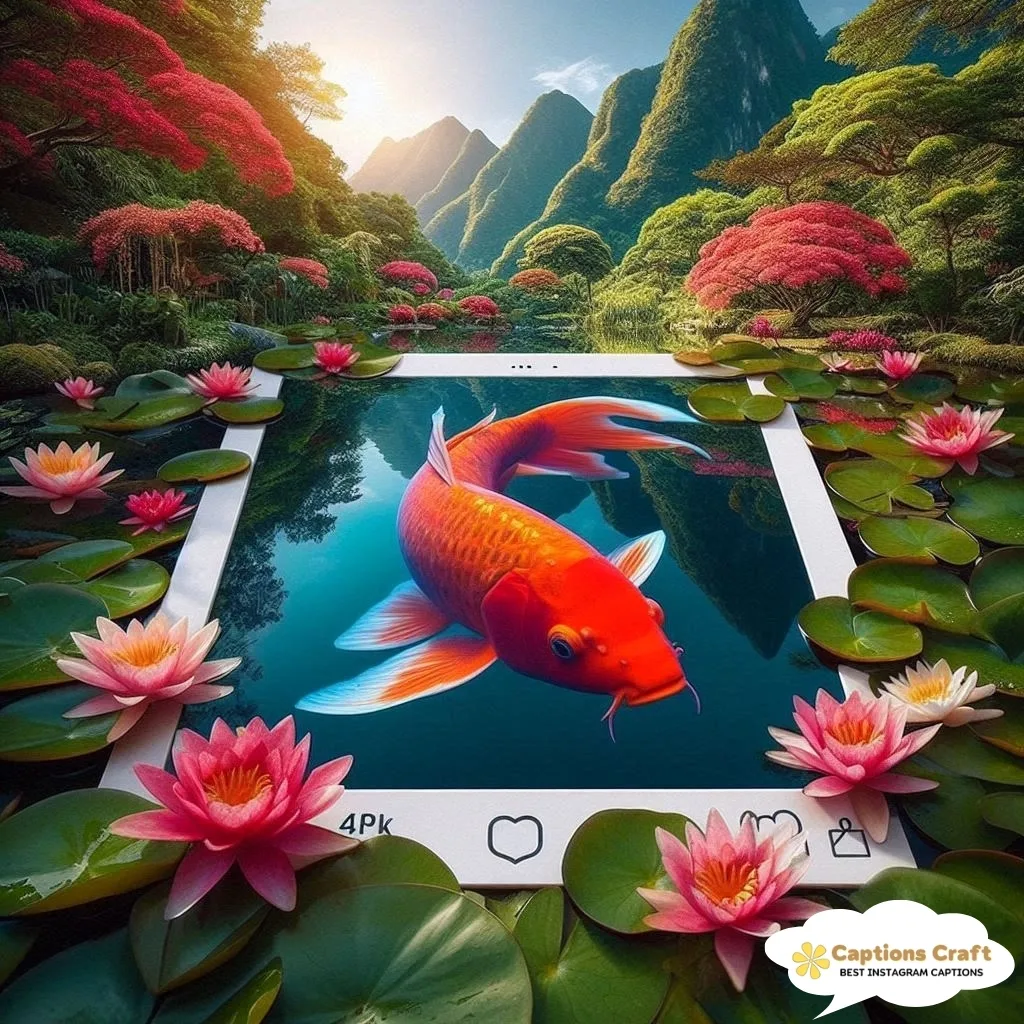 143+ Radiant Koi Fish Captions For Instagram And Quotes That Make a Splash