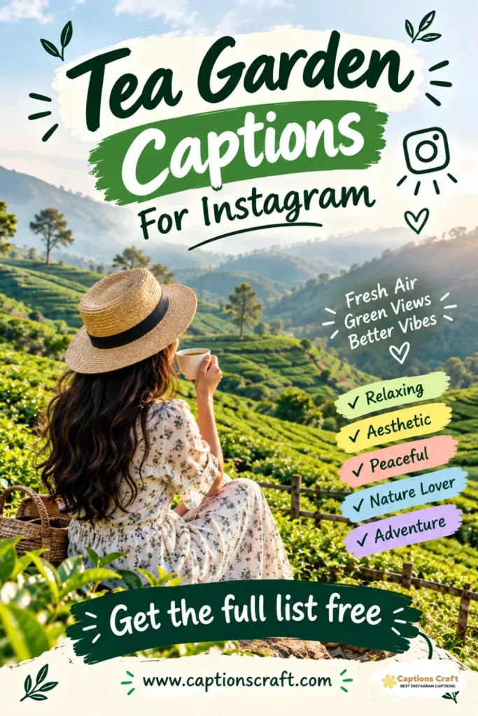 135+ Enchanting Tea Garden Captions For Instagram and Quotes to Inspire Serenity