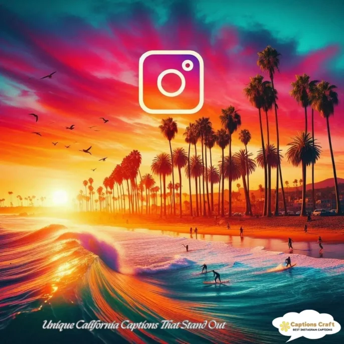 Unique California Captions That Stand Out