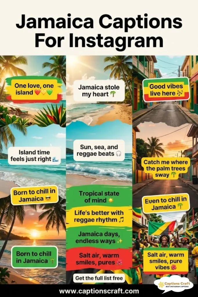 125+ Creative Jamaica Captions For Instagram And Quotes That Capture Island Vibes