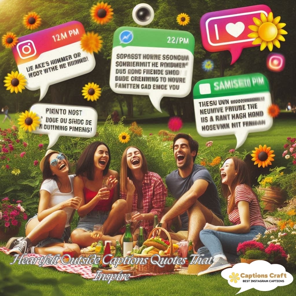 Heartfelt Outside Captions Quotes That Inspire