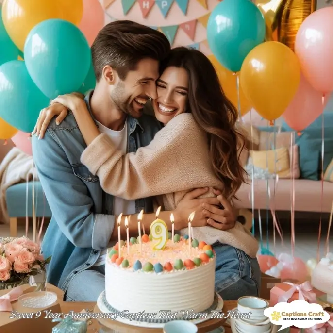 Sweet 9 Year Anniversary Captions That Warm The Heart