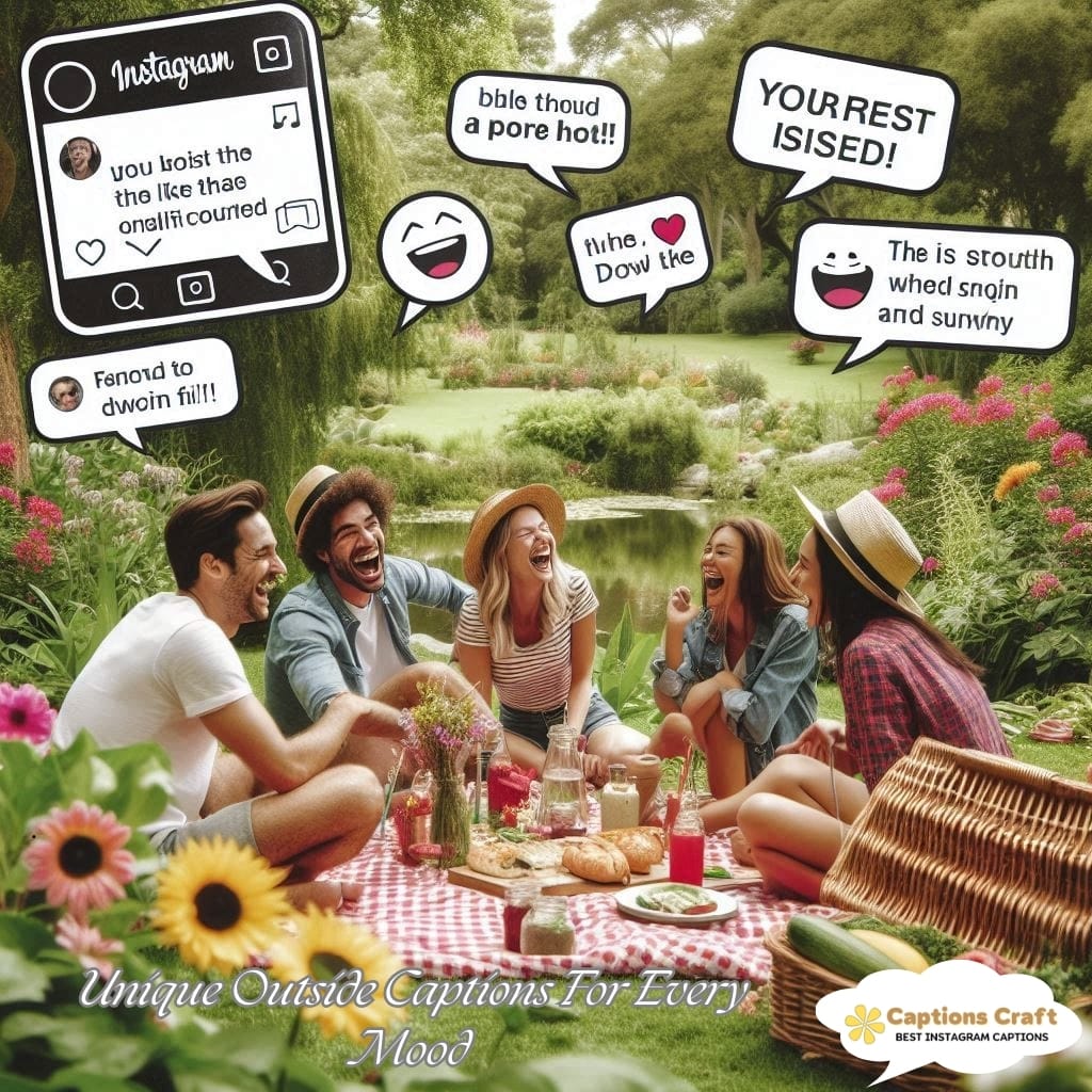 Unique Outside Captions For Every Mood