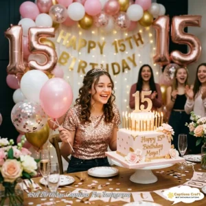 147+ Cute 15th Birthday Captions For Instagram & Quotes For A Big Day Feel