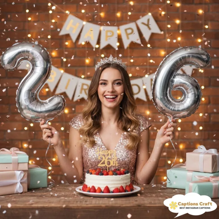 Celebrate Your 26th Birthday Captions For Instagram and Quotes with 127+ Unforgettable Moments