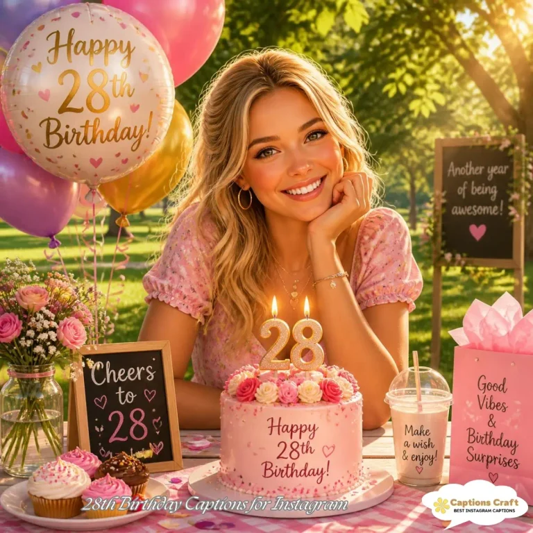 28th Birthday Captions for Instagram