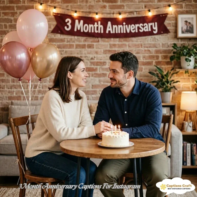 3 Month Anniversary Captions For Instagram