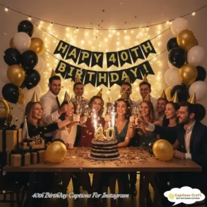 125+ Fun 40th Birthday Captions For Instagram For Big Milestone Energy