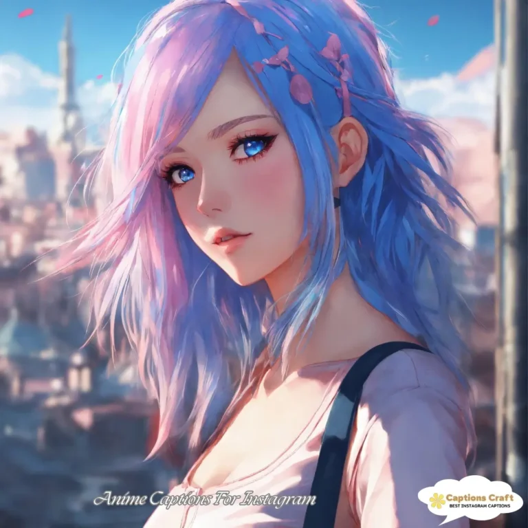 Anime Captions For Instagram