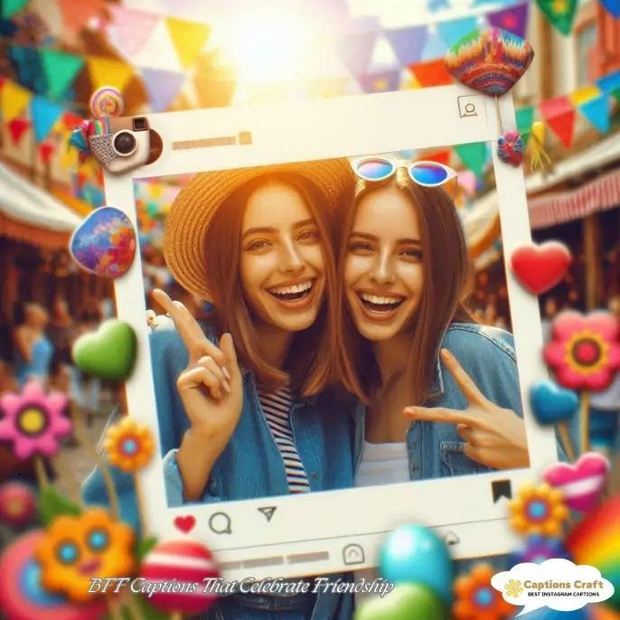 129+ Cute BFF Captions For Instagram and Quotes Full Of Love And Laughter