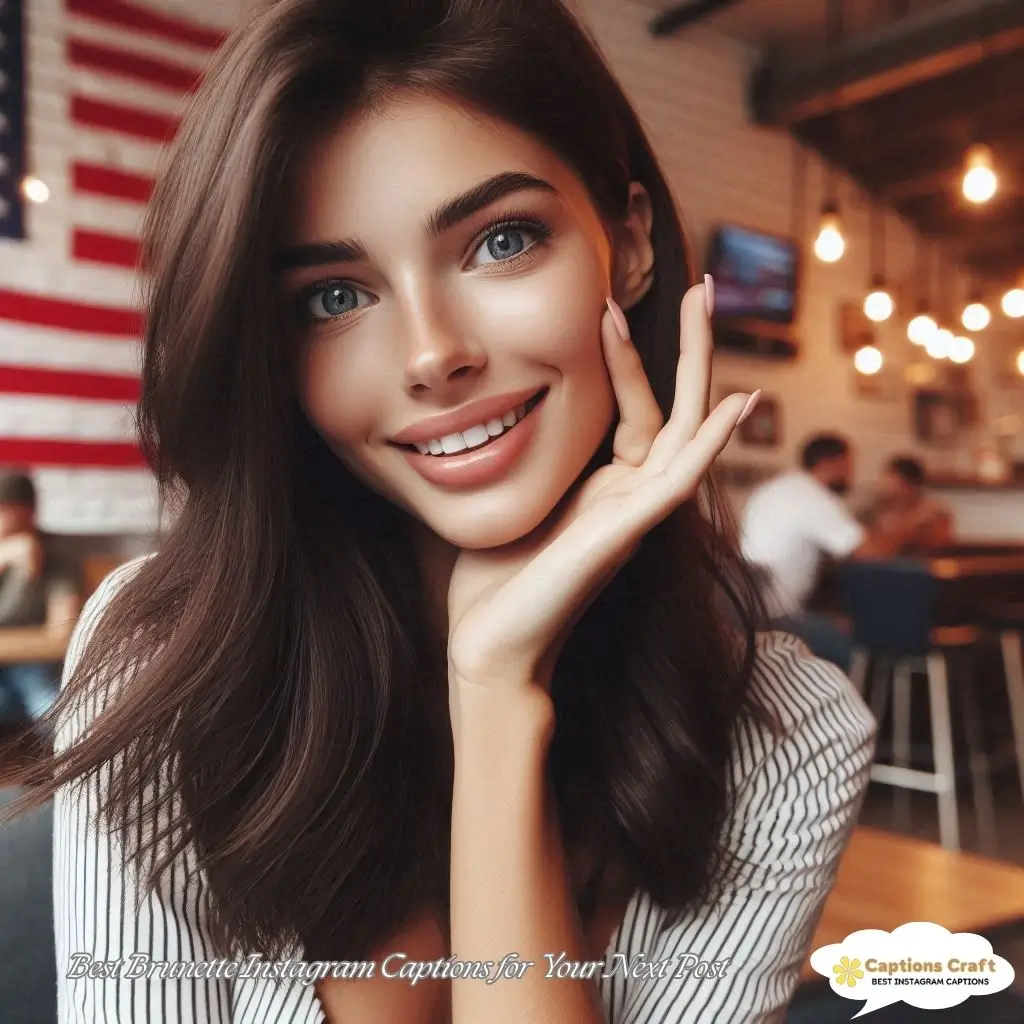 Brunette Captions For Instagram and Quotes That Spark Joy 145+ Times Over