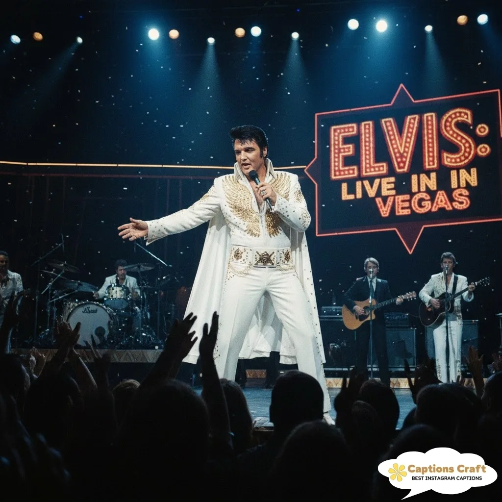 Rock Your Feed with 129+ Elvis Captions For Instagram and Quotes That Shine Bright