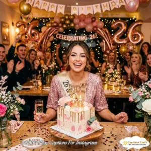 Celebrate Your 26th Birthday Captions For Instagram and Quotes with 127+ Unforgettable Moments