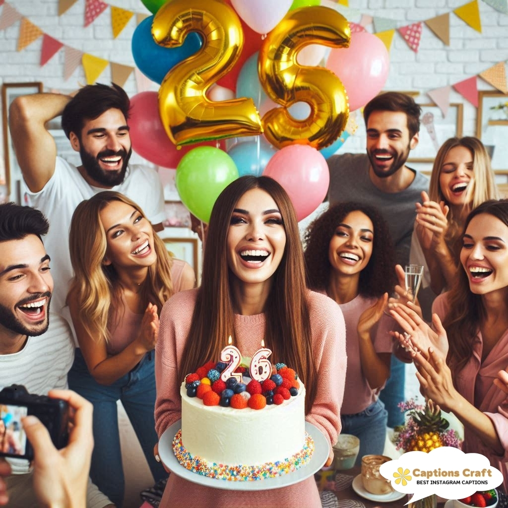 Celebrate Your 26th Year With These Captions