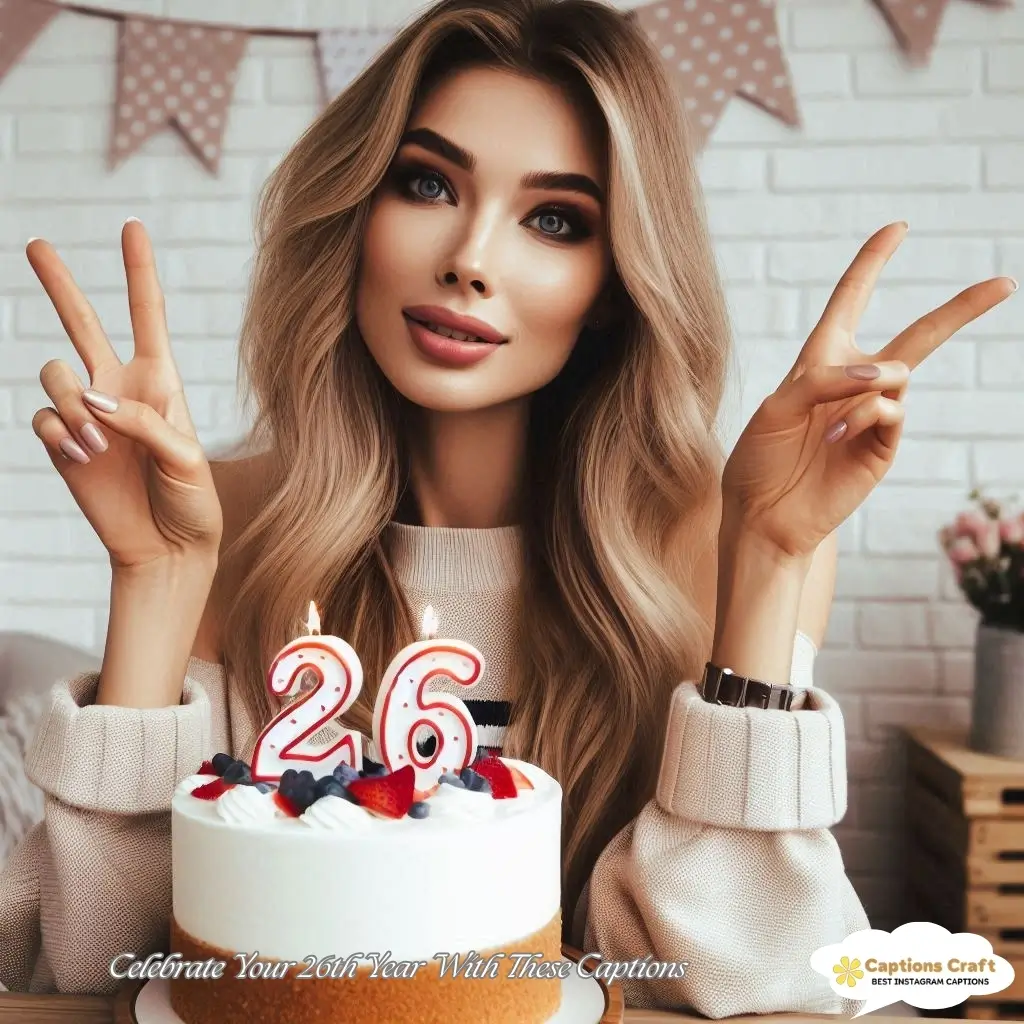 Celebrate Your 26th Birthday Captions For Instagram and Quotes with 127+ Unforgettable Moments
