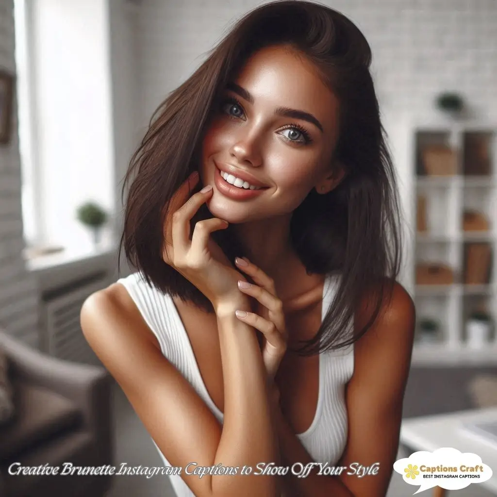 Brunette Captions For Instagram and Quotes That Spark Joy 145+ Times Over
