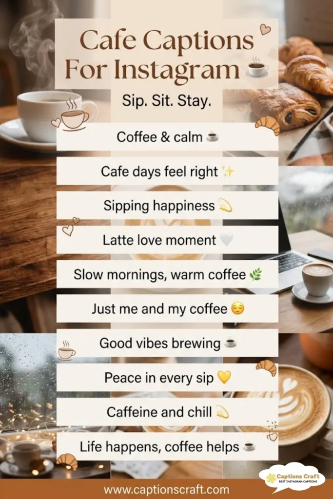 129+ Cozy Cafe Captions For Instagram And Quotes To Brighten Your Feed