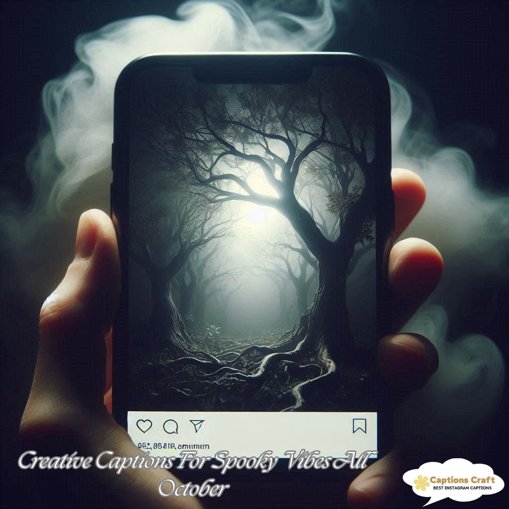 Creative Captions For Spooky Vibes All October