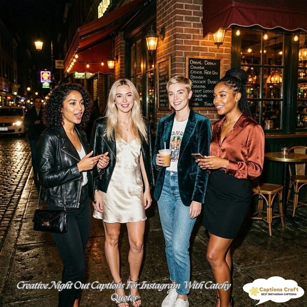 125+ Creative Night Out Captions For Instagram and Quotes to Shine Bright