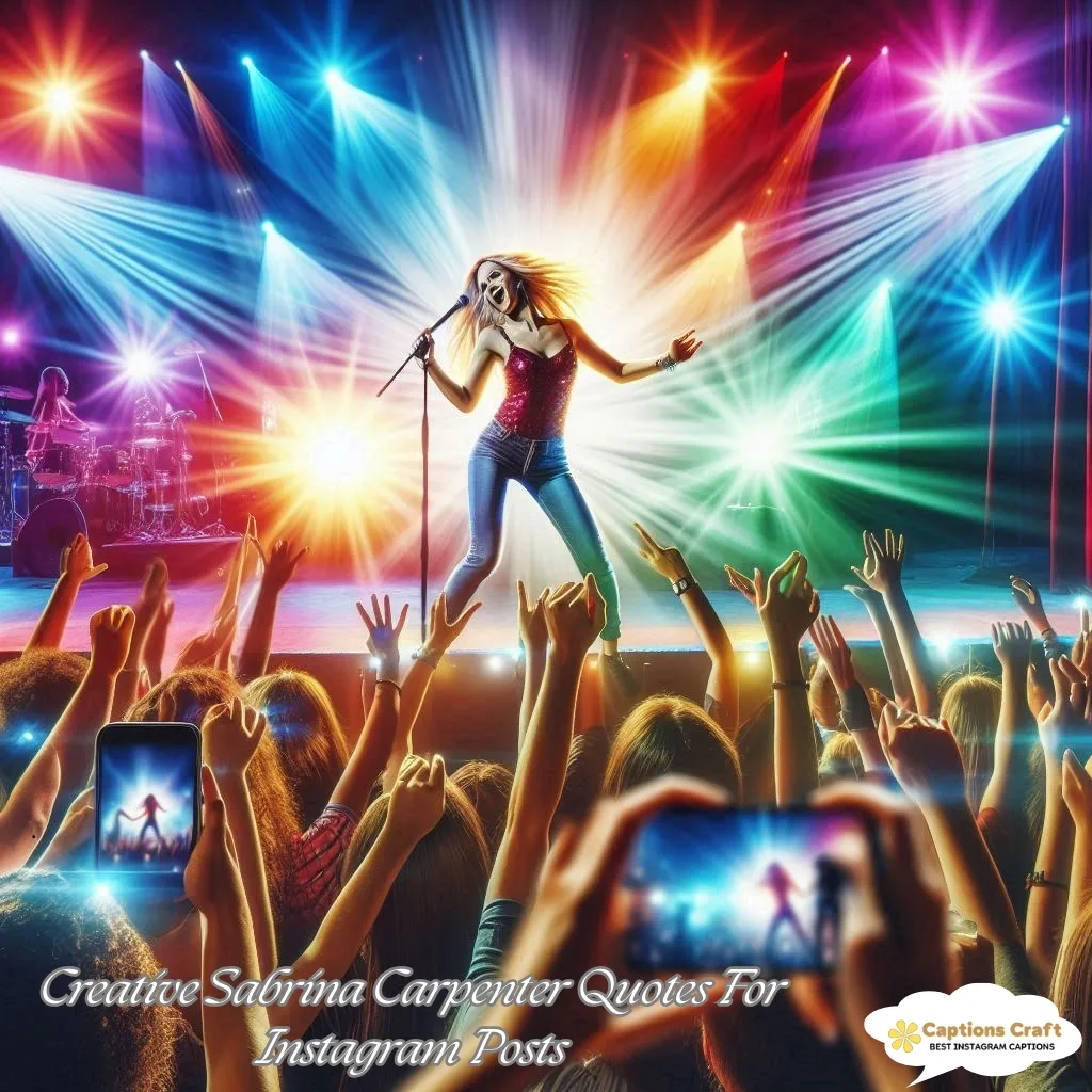 123+ Inspiring Sabrina Carpenter Captions For Instagram and Quotes to Shine Bright