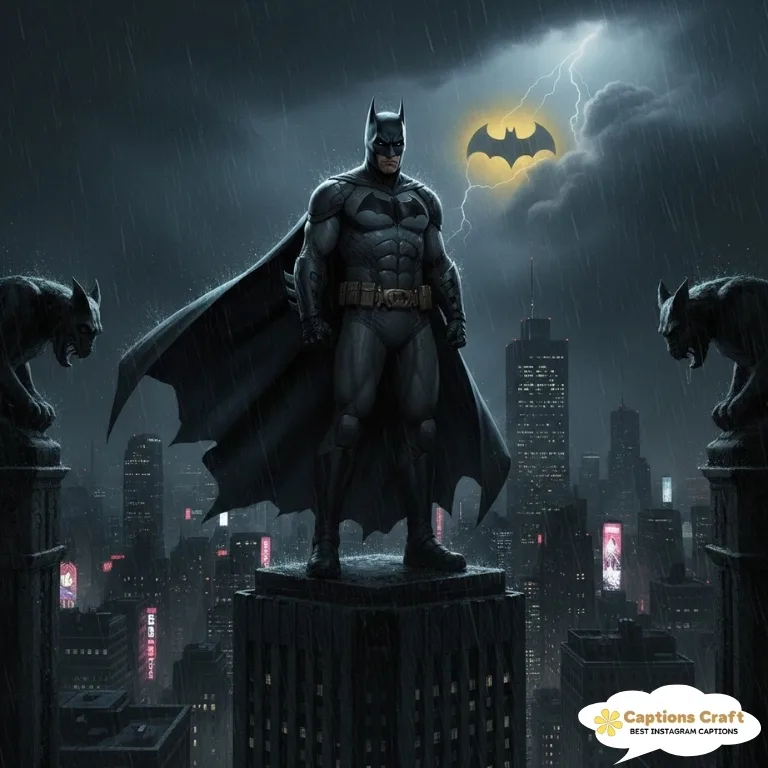 Dark Knight Vibes with 125+ Batman Captions For Instagram and Quotes to Inspire You