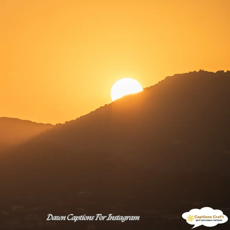 Dawn Captions For Instagram