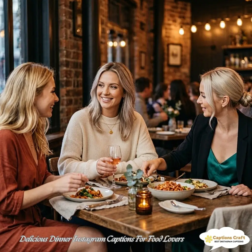 Savory Dinner Captions For Instagram and Quotes That Spark Joy 123+ Times Over