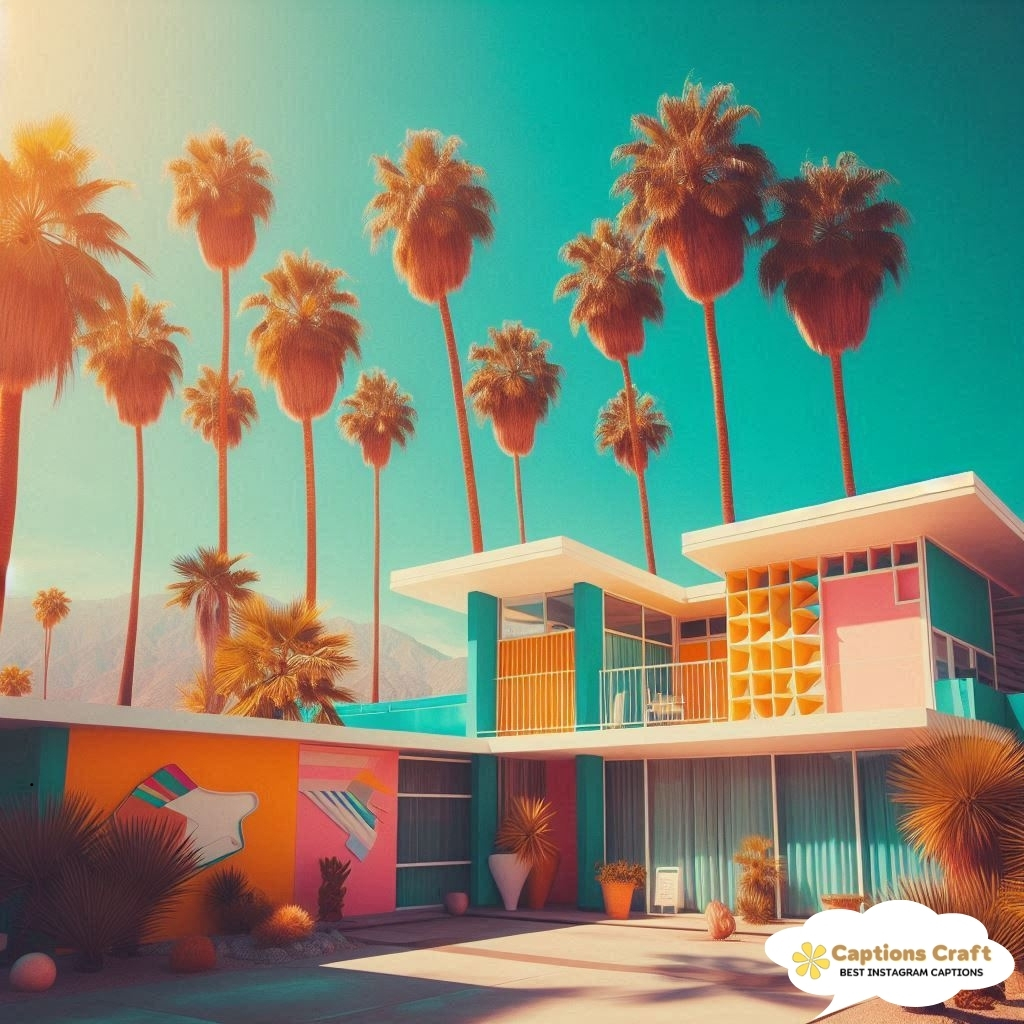 Dreamy Palm Springs Captions