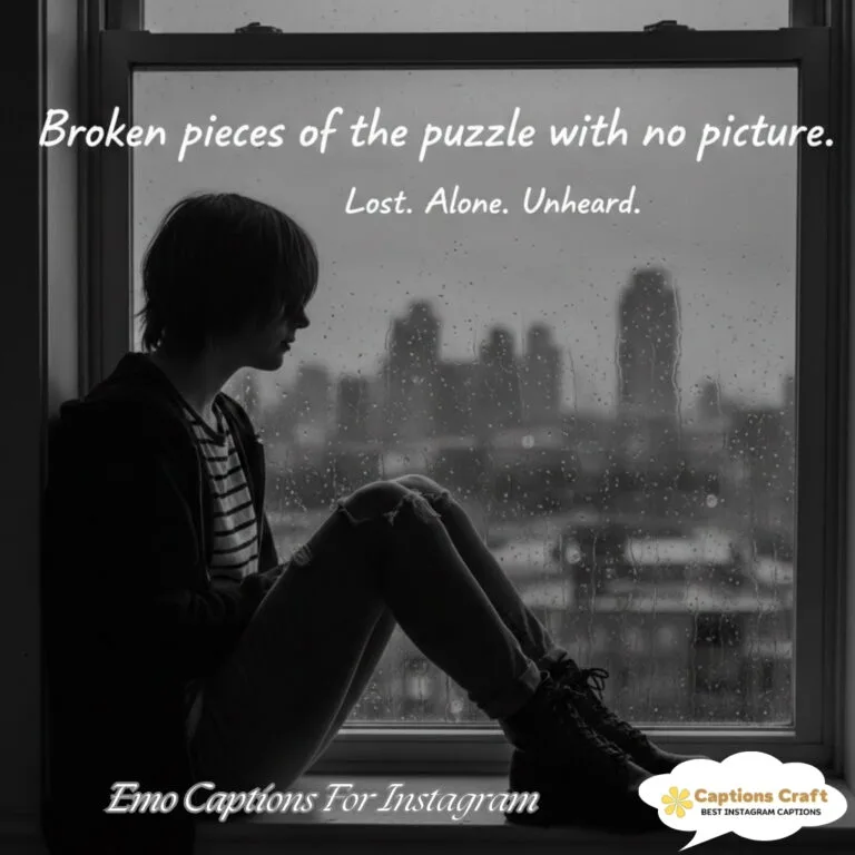 139+ Essential Emo Captions For Instagram That Speak Volumes and Inspire Feelings Quotes