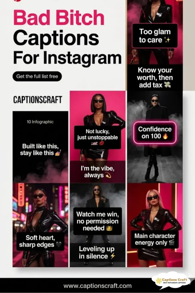 Fierce Bad Bitch Captions For Instagram and Quotes That Shine 145+ Times Brighter