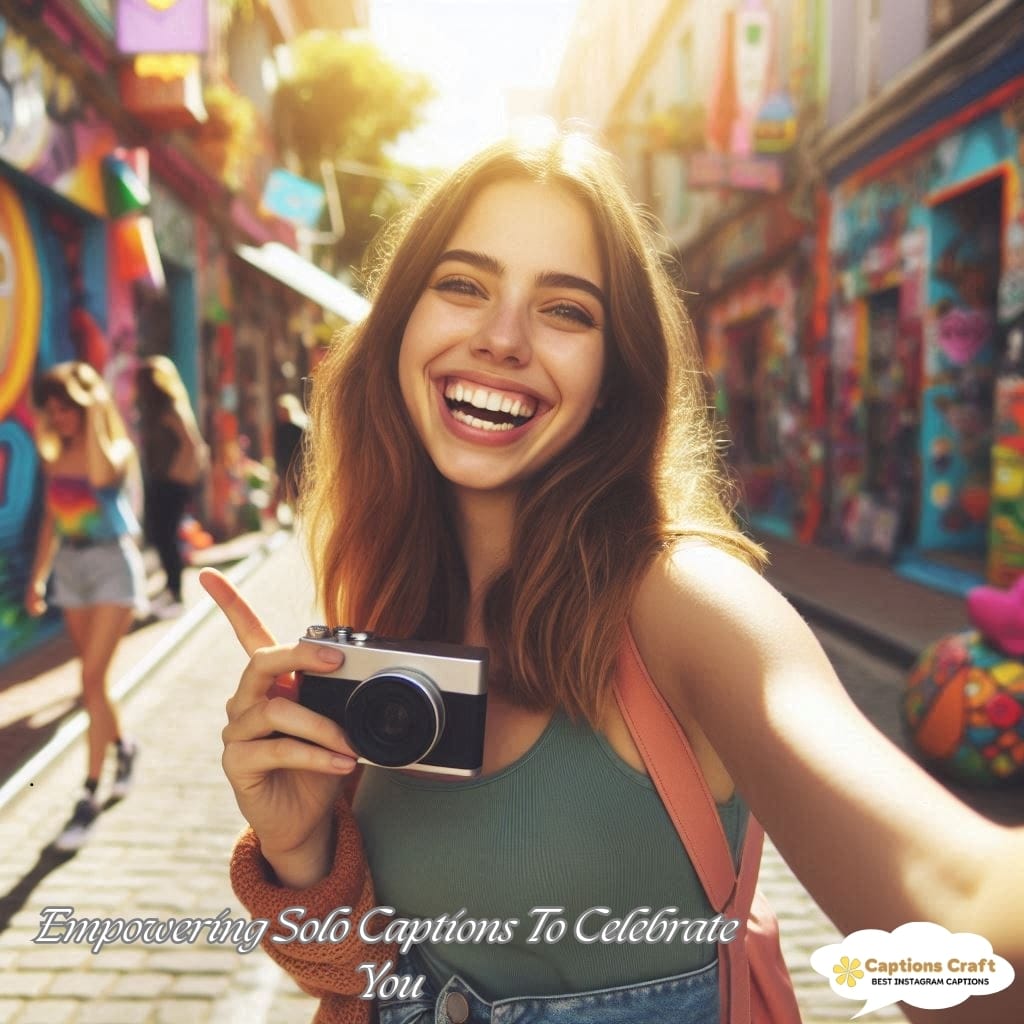 Empowering Solo Captions To Celebrate You