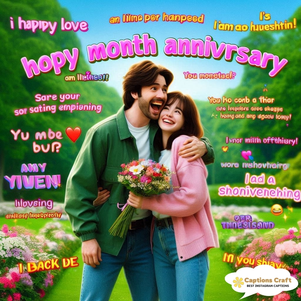 127+ Romantic 1 Month Anniversary Captions For Instagram and Quotes To Mark Us