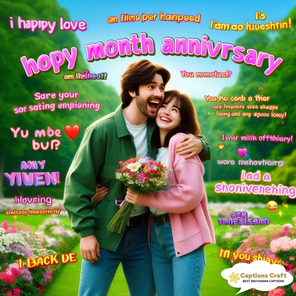 127+ Romantic 1 Month Anniversary Captions For Instagram and Quotes To Mark Us