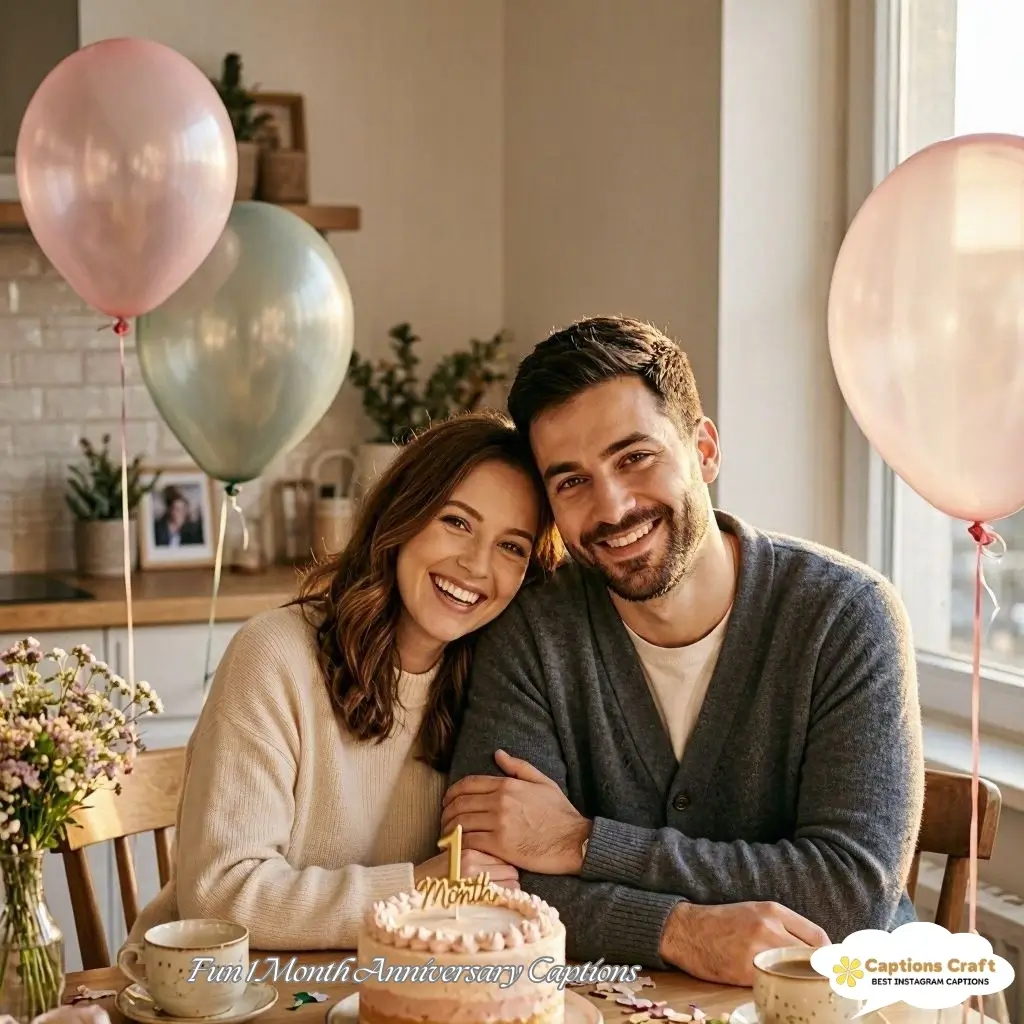 127+ Romantic 1 Month Anniversary Captions For Instagram and Quotes To Mark Us