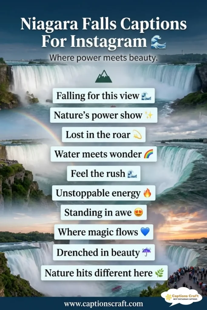 135+ Inspiring Niagara Falls Captions For Instagram and Quotes to Share Your Adventure