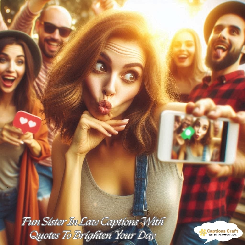 Fun Sister In Law Captions With Quotes To Brighten Your Day