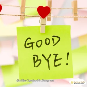 123+ Heartfelt Goodbye Captions For Instagram And Quotes That Touch the Soul