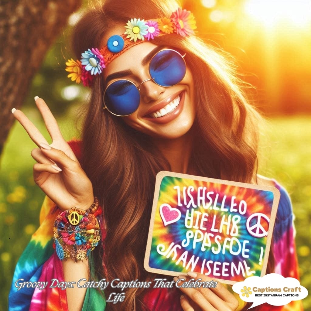 Groovy Days Catchy Captions That Celebrate Life